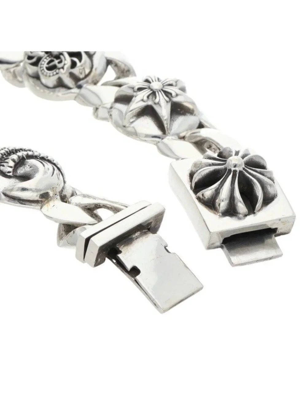 Chrome Hearts Multi Link Silver Bracelet